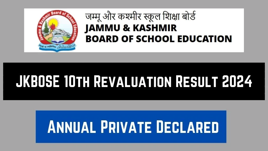 JKBOSE 10th Revaluation Result 2024